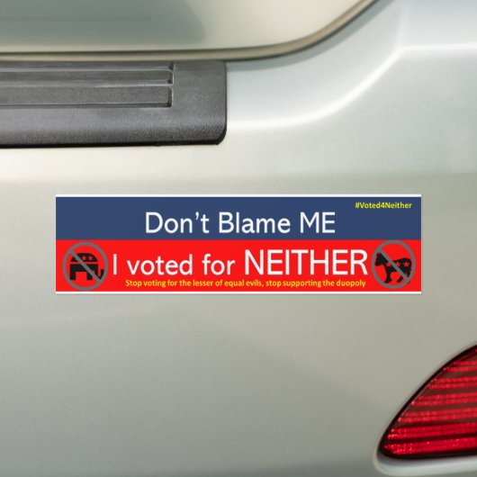 DUOPOLY BUMPERSTICKER (Op auto)