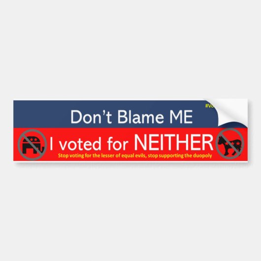 DUOPOLY BUMPERSTICKER (Voorkant)