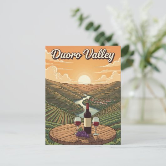 Duoro Valley Portugal Reizen Briefkaart (Staand voorkant)