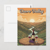 Duoro Valley Portugal Reizen Briefkaart (Voorkant / Achterkant)