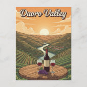 Duoro Valley Portugal Reizen Briefkaart (Voorkant)