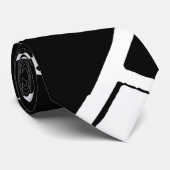 Duotone Abstract Stropdas (Opgerold)