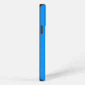 Duotoonblok en werveling blauw iPhone hoesje (Rechterkant)