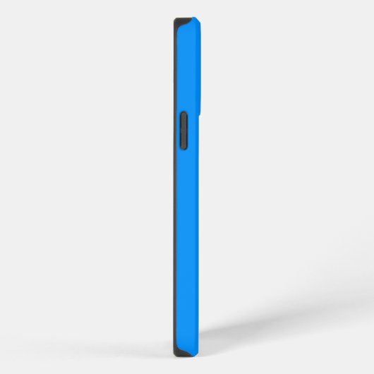 Duotoonblok en werveling blauw iPhone hoesje (Rechterkant)