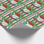 *DUPE Grand Slam Baseball Kerstmis | DIY-naam Cadeaupapier (Hoek)