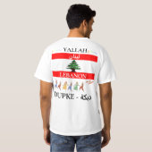 DUPKE Libanon Lebanon T-Shirt (Achterkant volledig)