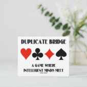 Duplicaat Een game Intelligent Minds ontmoeten Kaart (Staand voorkant)