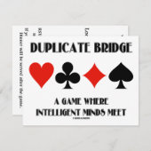 Duplicaat Een game Intelligent Minds ontmoeten Kaart (Voorkant / Achterkant)