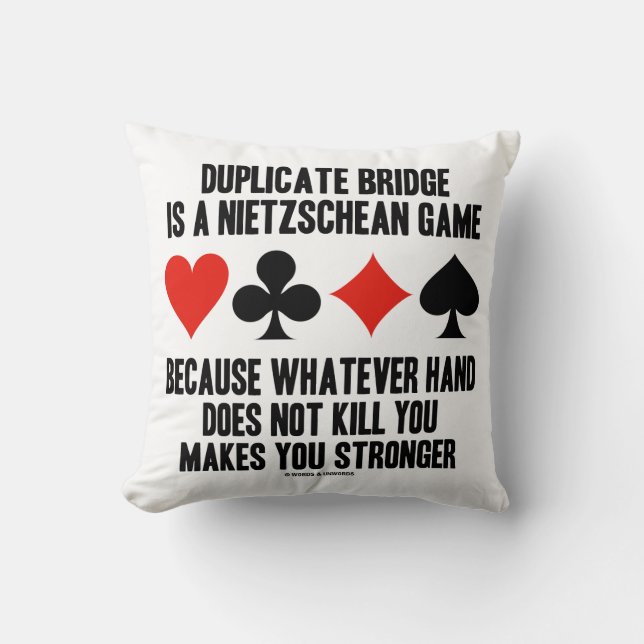 Duplicaat Nietzschean Game What Hand Kussen (Voorkant)