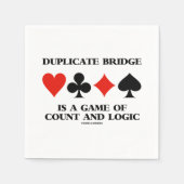Duplicate Bridge Is A Game Of Count And Logic Servet (Voorkant)