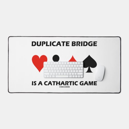 Duplicate Bridge is een Cathartic Game Kaart pak Bureaumat (Keyboard & Muis)