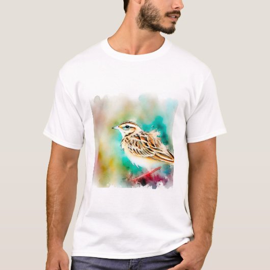 Duponts lark 131024AREF131 - Watercolor T-shirt (Voorkant)