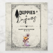 Duppies en Daiquiris Halloween Wijnlabel Wijn Etiket (Enkel label)
