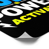Dupr-kracht geactiveerd _ grappige pickleball quot poster (Hoek)