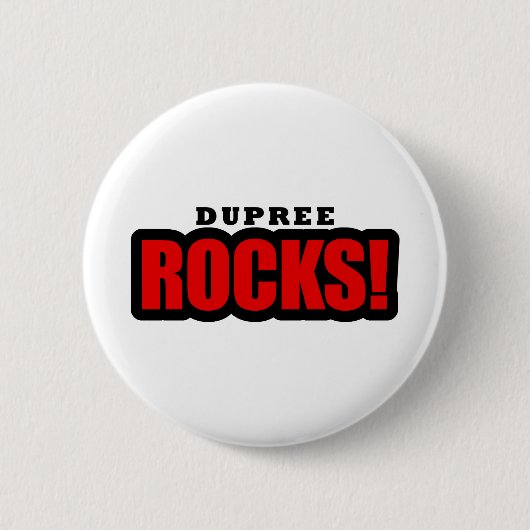 Dupree, Alabama Ronde Button 5,7 Cm (Voorkant)