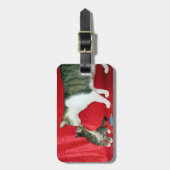 Dupree en Andy: Schattige Cat Bagagelabel (Voorkant verticaal)