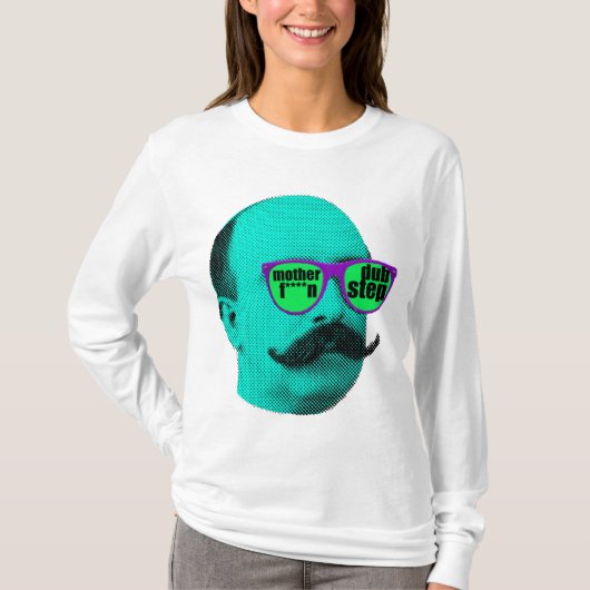 dupstache t-shirt (Voorkant)