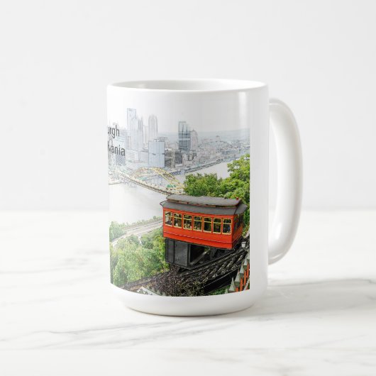 Duquesne Inline in Pittsburgh Pennsylvania Koffiemok (Voorkant rechts)