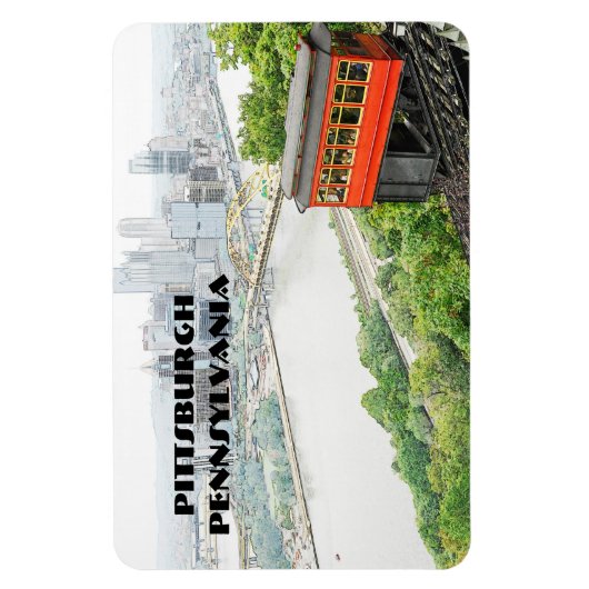 Duquesne Inline in Pittsburgh Pennsylvania Magneet (Verticaal)