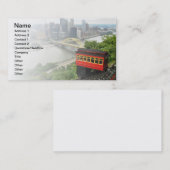 Duquesne Inline in Pittsburgh, Pennsylvania Visitekaartje (Voorkant / Achterkant)