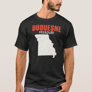 Duquesne Missouri USA State America Travel Missour T-shirt