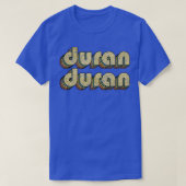 Duran Duran  Rainbow Typography Style 70s T-shirt (Design voorkant)