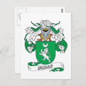 Duran Family Crest Briefkaart (Voorkant / Achterkant)