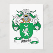 Duran Family Crest Briefkaart (Voorkant)
