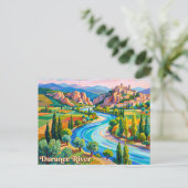 Durance rivier Frankrijk Briefkaart (Staand voorkant)