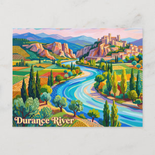 Durance rivier Frankrijk Briefkaart