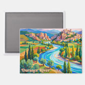 Durance rivier Frankrijk Magneet (Voorkant / Achterkant)