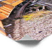 Durango And Silverton Railroad Locomotief Blowdown Poster (Hoek)