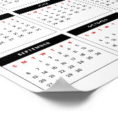 Durango Colorado Bergtrein 2026 Kalender Poster (Hoek)