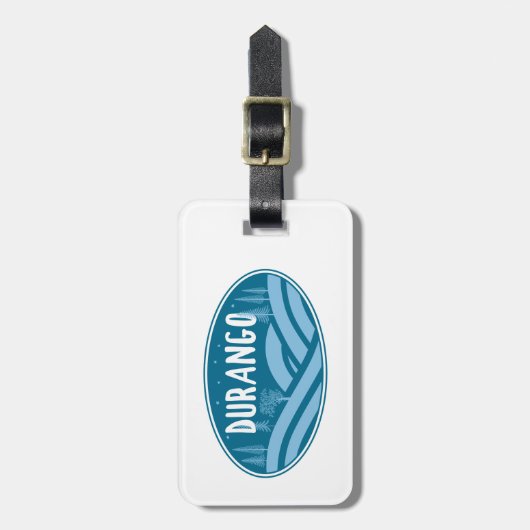 Durango Colorado buitenshuis Bagagelabel (Voorkant verticaal)