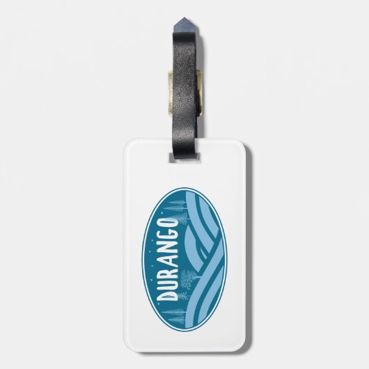 Durango Colorado buitenshuis Bagagelabel (Achterkant verticaal)