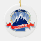 Durango Colorado Keramisch Ornament (Achterkant)