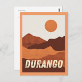 Durango, Colorado Mountains Briefkaart (Voorkant / Achterkant)