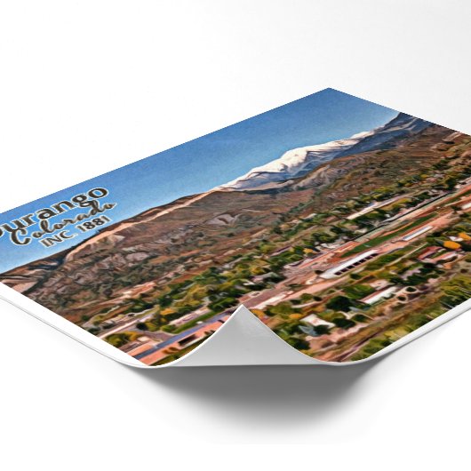 DURANGO COLORADO POSTER (Hoek)