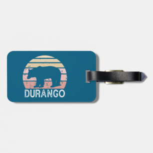Durango Colorado Retro Beer Bagagelabel