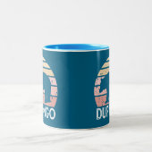 Durango Colorado Retro Beer Tweekleurige Koffiemok (Center)