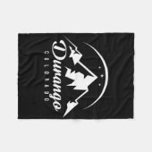 Durango Colorado Skigebied Snowboarden Fleece Deken (Voorkant (Horizontaal))