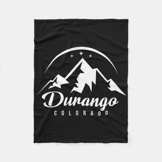 Durango Colorado Skigebied Snowboarden Fleece Deken (Voorkant)