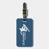 Durango Colorado Snowboarder Bagagelabel (Voorkant verticaal)
