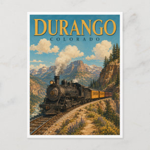 Durango Colorado Stoomtrein GeoSaga Briefkaart