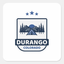 Durango - Colorado Vierkante Sticker