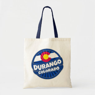 Durango Colorado vlag barst canvas tas uit