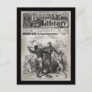 Durango Dave - Beadle's Half Dime Library 1904 Briefkaart