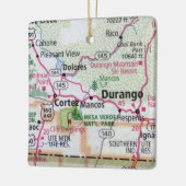 Durango en Cortez CO Keramisch Ornament (Links)