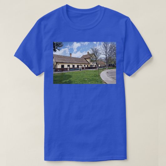 Durango en Silverton Railroad Depot T-shirt (Design voorkant)
