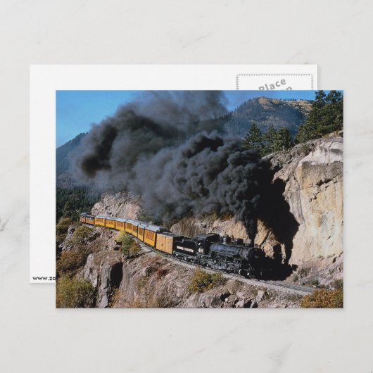 Durango en Silverton Railroad, nr. 481, Beer Cree Briefkaart (Voorkant / Achterkant)